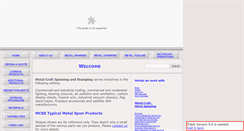 Desktop Screenshot of metalcraftspinning.com